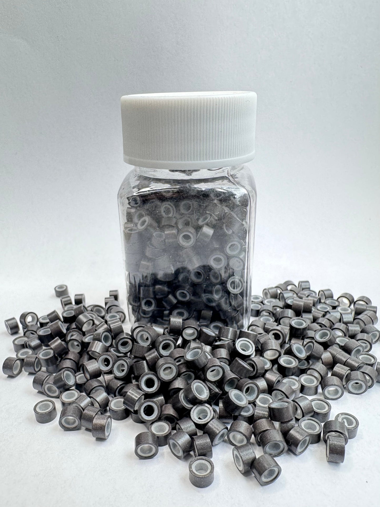 Microringe Dunklebraun (500 stück)